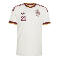 Camiseta España Mikel Oyarzabal #21 Segunda Equipación Replica Mundial 2026 mangas cortas